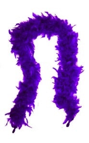 Feather Boa (Dark Purple)